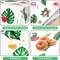 3 PCS Hawaiian Luau Tablecloth, Tropical Flamingo Disposable Aluminium Rectangular TableCovers, Aloha Tropical Palm Leaves Table Cloth, Summer Beach Table Cloths for Kids Birthday Party Supplies